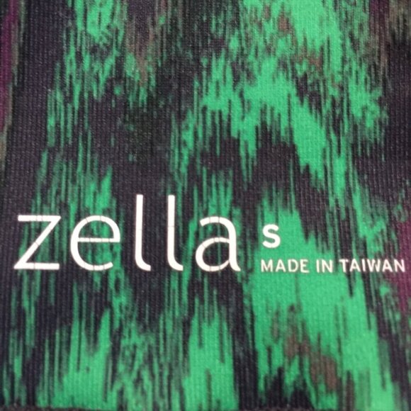 Zella Activewear Mid Rise Workout Leggings Multicolored Size Small - Picture 2 of 11